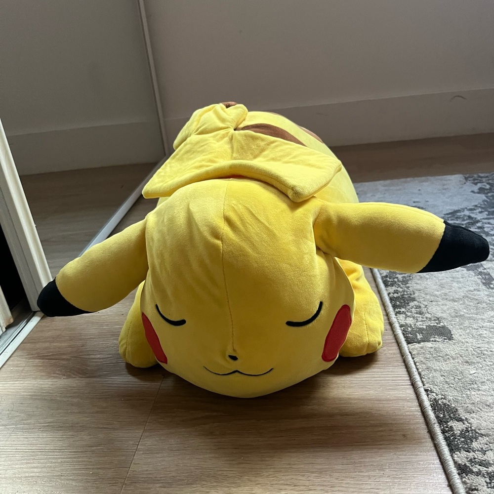 pokémon pikachu plush pillow 18in